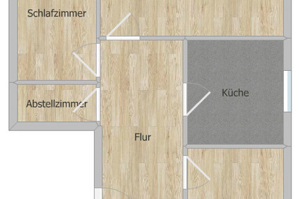 Wohnung Recklinghausen König Ludwig - 3 Zimmer, 58 m&sup2;, 385&euro; | Angebot:24973057