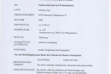 Grundstück Brammer - 415.000&euro; | Angebot:25591930