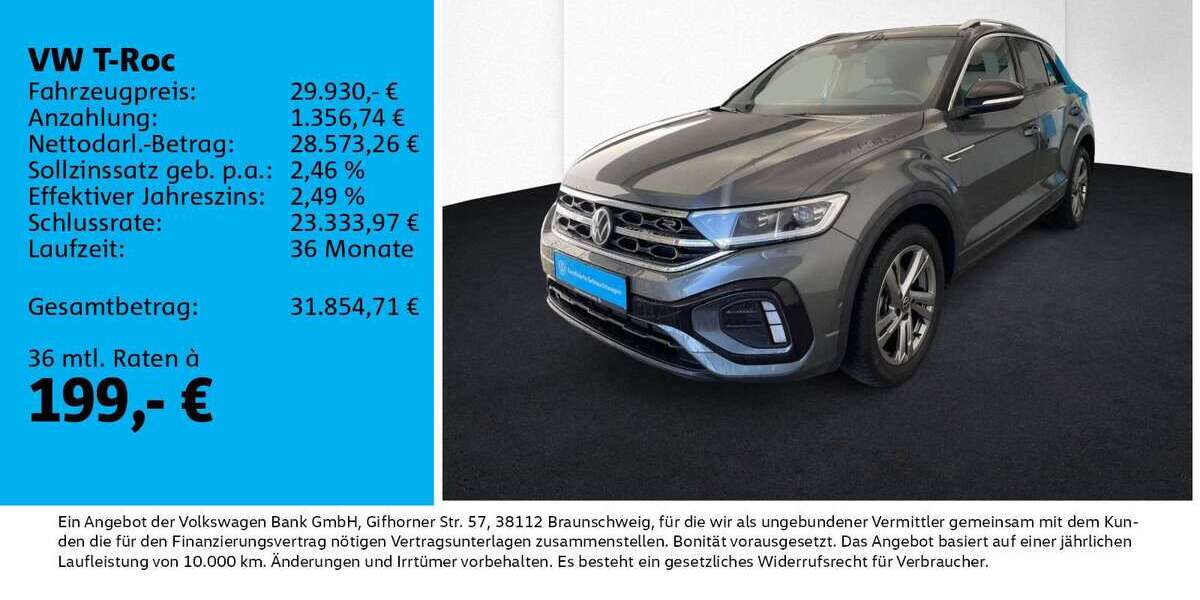 VW T-Roc 25.851 km 29.931 &euro; Leipzig 04277