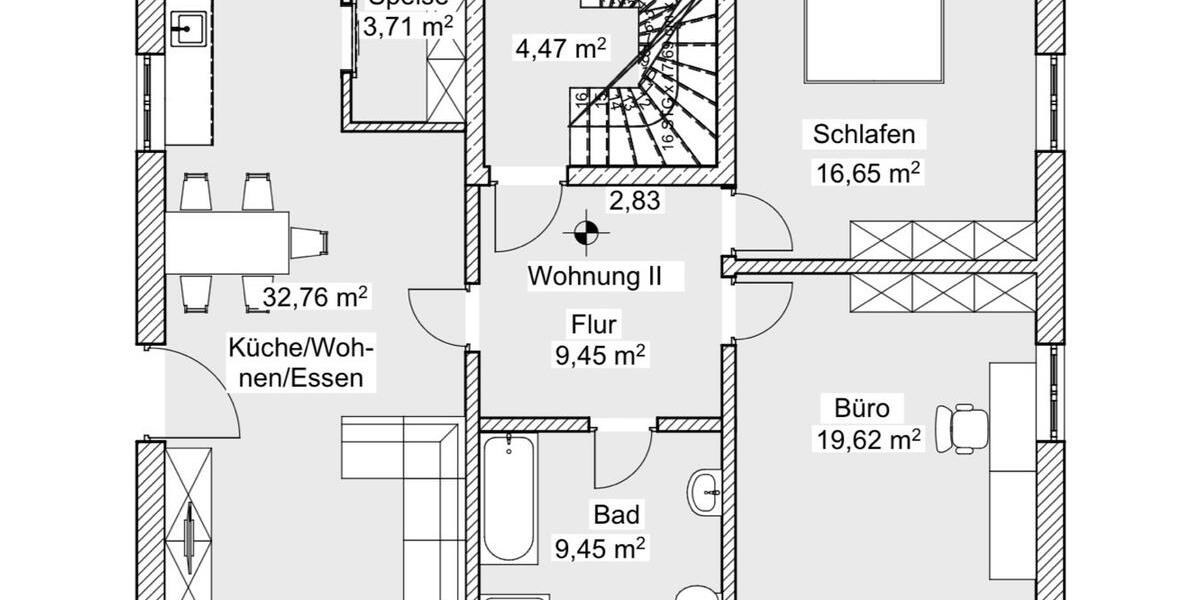 Etagenwohnung Mallersdorf-Pfaffenberg Pfaffenberg - 3.5 Zimmer, 92 m&sup2;, 1.138&euro; | Angebot:25279465