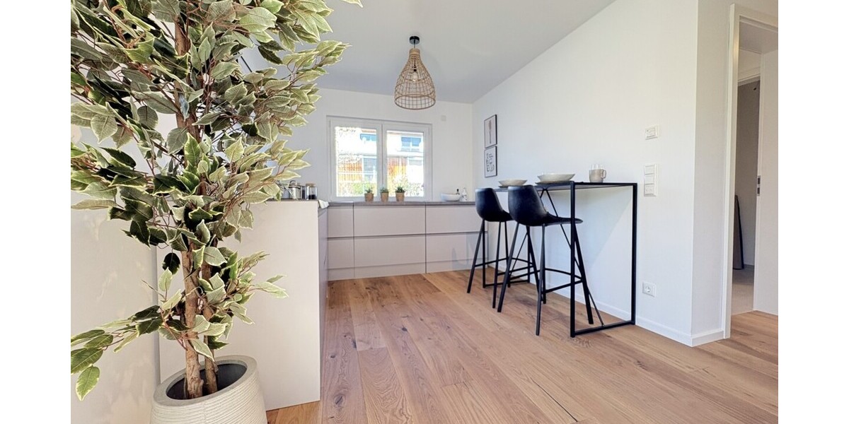 Bezugsfertig! Design Neubau Chalet-Haushälfte mit Doppelgarage und Loisachblick - Doppelhaushälfte Wolfratshausen Farchet | Angebot:26478547