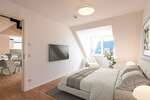 Erstbezug! Traumhafte 2,5-Zi.-DG-Wohnung mit Galerie, Dachterrasse & TG-Stellplatz, provisionsfrei