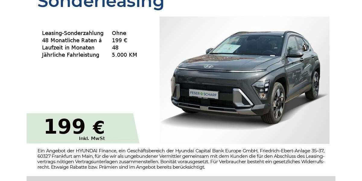 Hyundai KONA 8.500 km 25.750 &euro; Fürth 90763