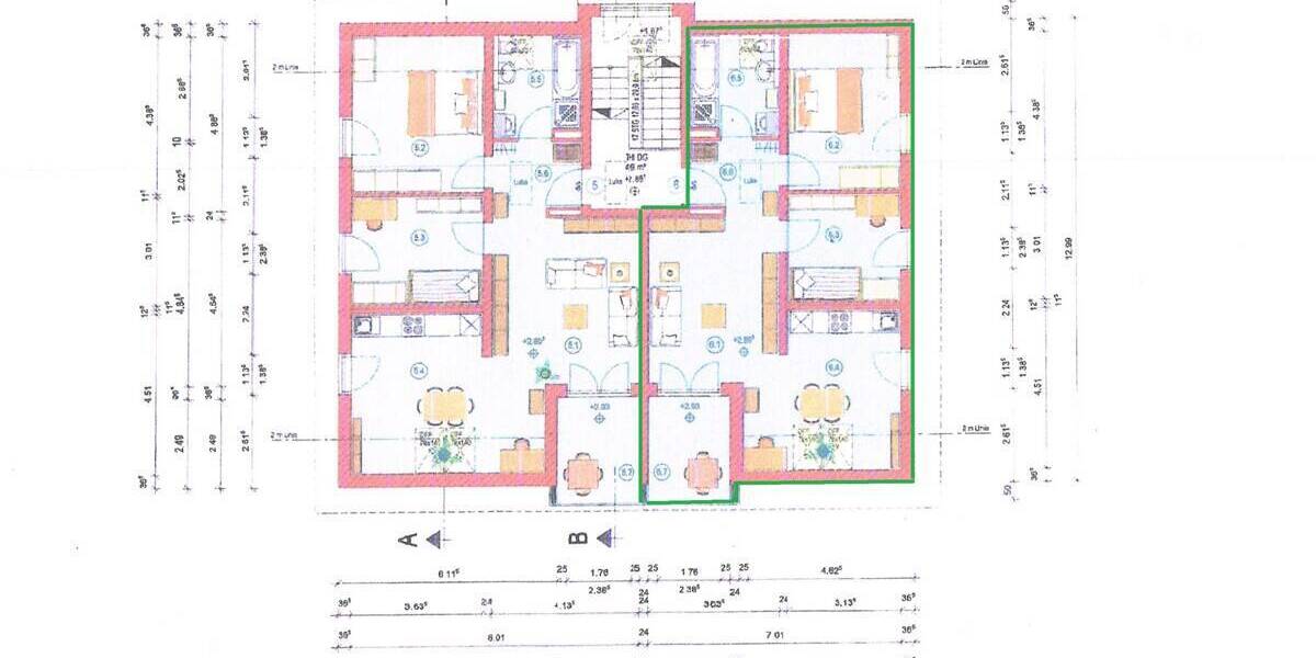Etagenwohnung Bad Kötzting Reitenstein - 3 Zimmer, 72 m&sup2;, 245.000&euro; | Angebot:25688610