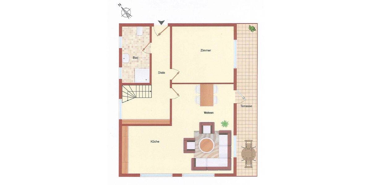 Einfamilienhaus Jever - 4 Zimmer, 83 m&sup2;, 850&euro; | Angebot:26824550