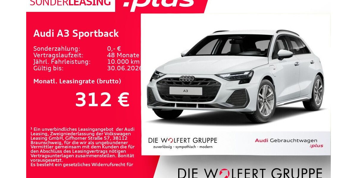 Audi A3 8.942 km 35.875 &euro; Großwallstadt 63868