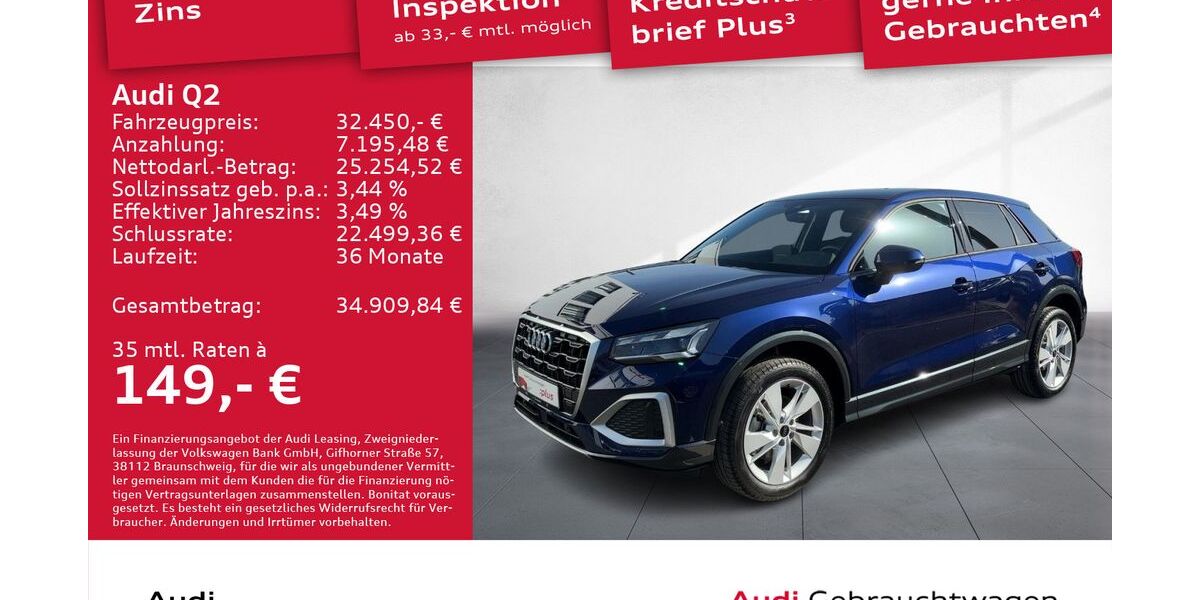 Audi Q2 7.863 km 31.890 &euro; Dresden 01067