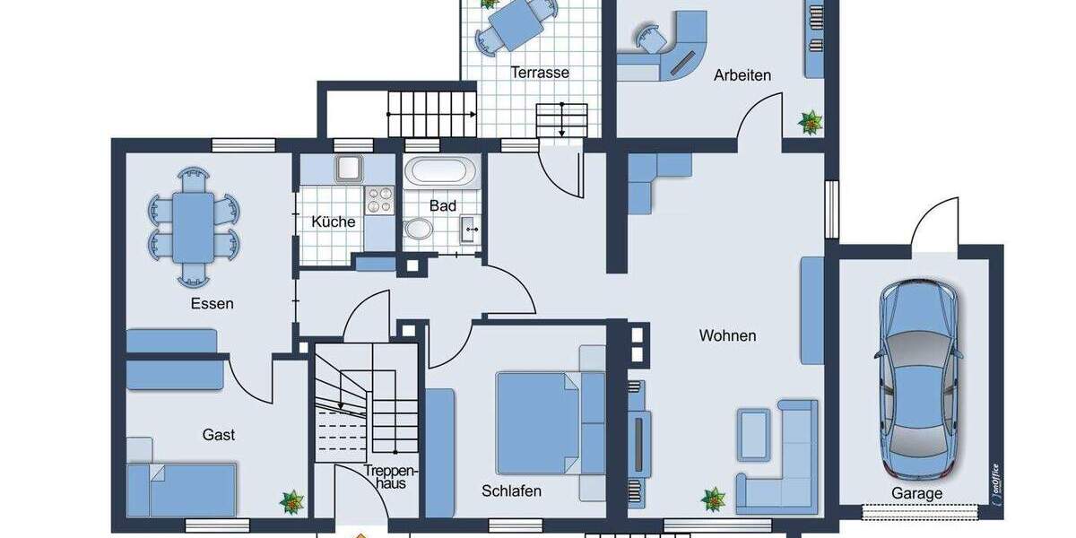 Ruhig gelegenes Zweifamilien-Doppelhaus - Ideal für Familie oder Mehrgenerationenwohnen 8 zimmer