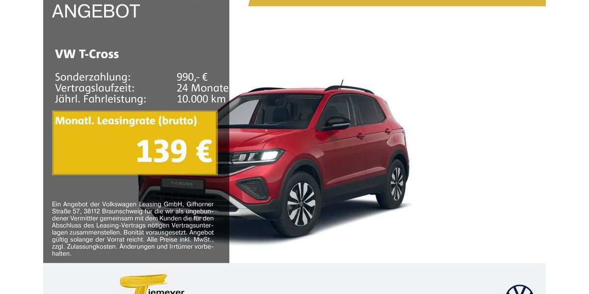 VW T-Cross 24.122 km 19.430 &euro; Duisburg 47059