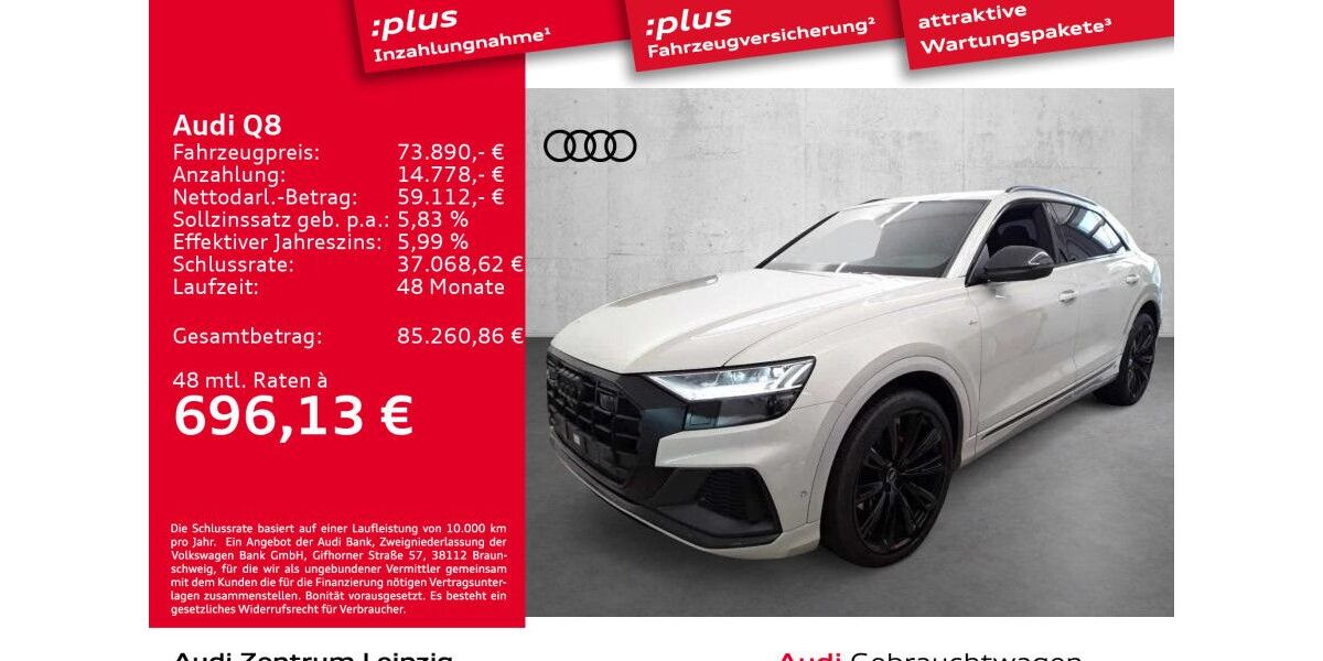 Audi Q8 74.670 km 73.890 € Leipzig 04129