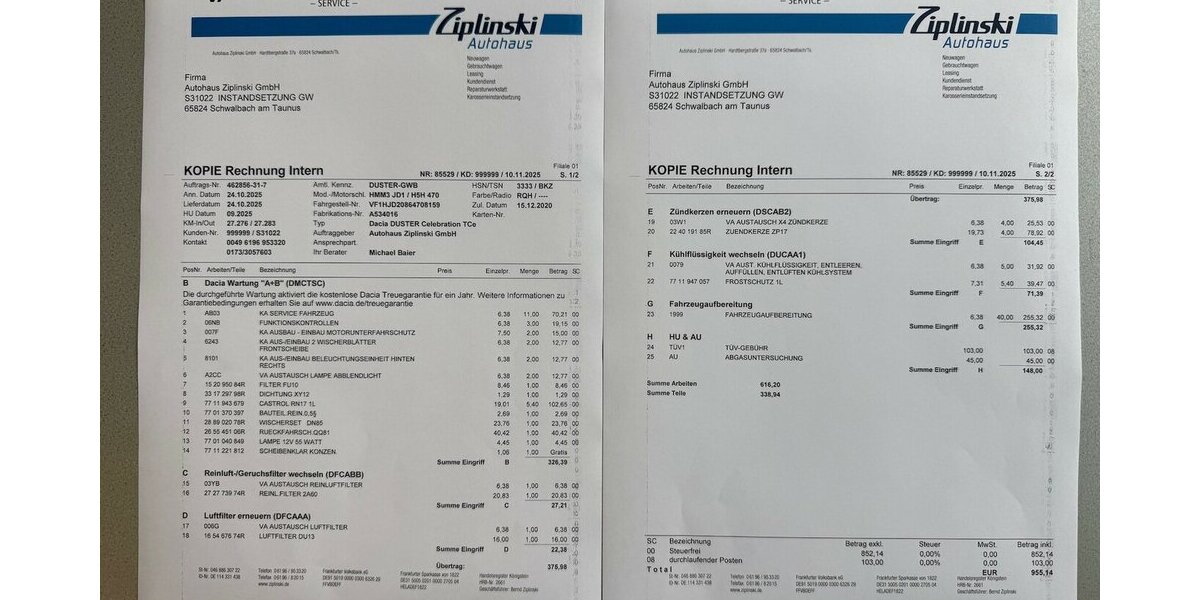 Dacia Duster II Celebration+Insp+TÜV+NEU 27.276 km 16.990 &euro; Schwalbach/Taunus 65824
