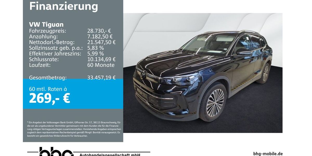 VW Tiguan 21.483 km 29.930 &euro; Bühl 77815