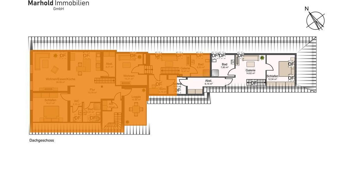 Beste Altstadtlage. Topsanierte Whg m. toller EBK u. hoher energetischer Ausbaustufe - Maisonettenwohnung Nienburg (Weser) | Angebot:25594842