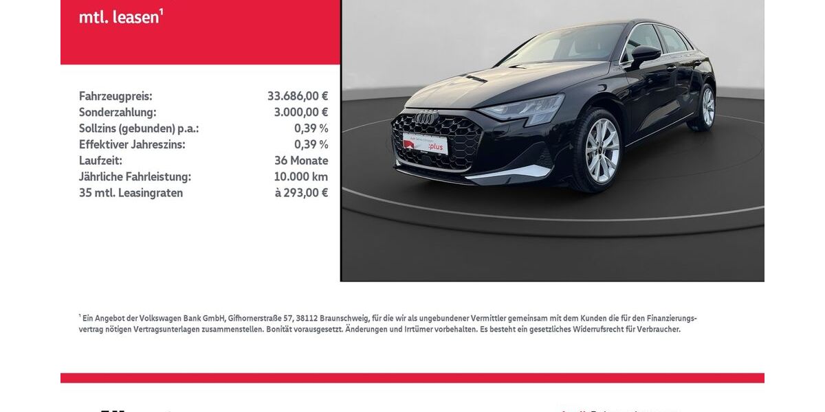 Audi A3 24.807 km 33.686 &euro; Nordhausen 99734