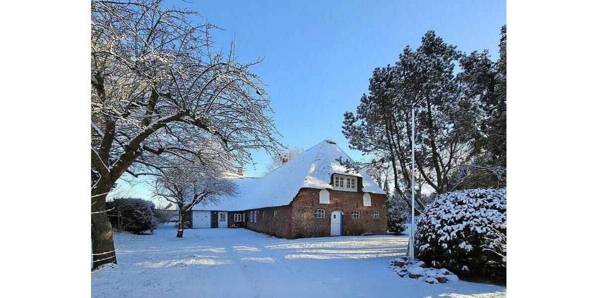 Ein Schneemärchen: Prächtiges Bauernhaus mit Blick in den eigenen kleinen Park 5 zimmer