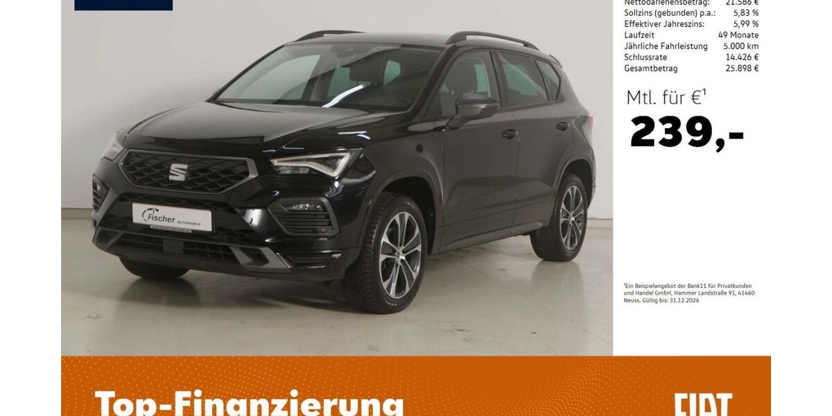 Seat Ateca 52.655 km 22.980 &euro; Pilsach 92367