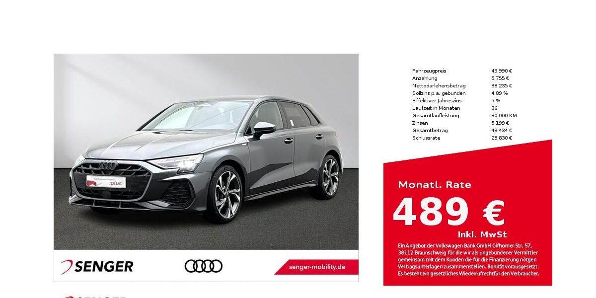 Audi A3 8.000 km 43.990 &euro; Münster 48153