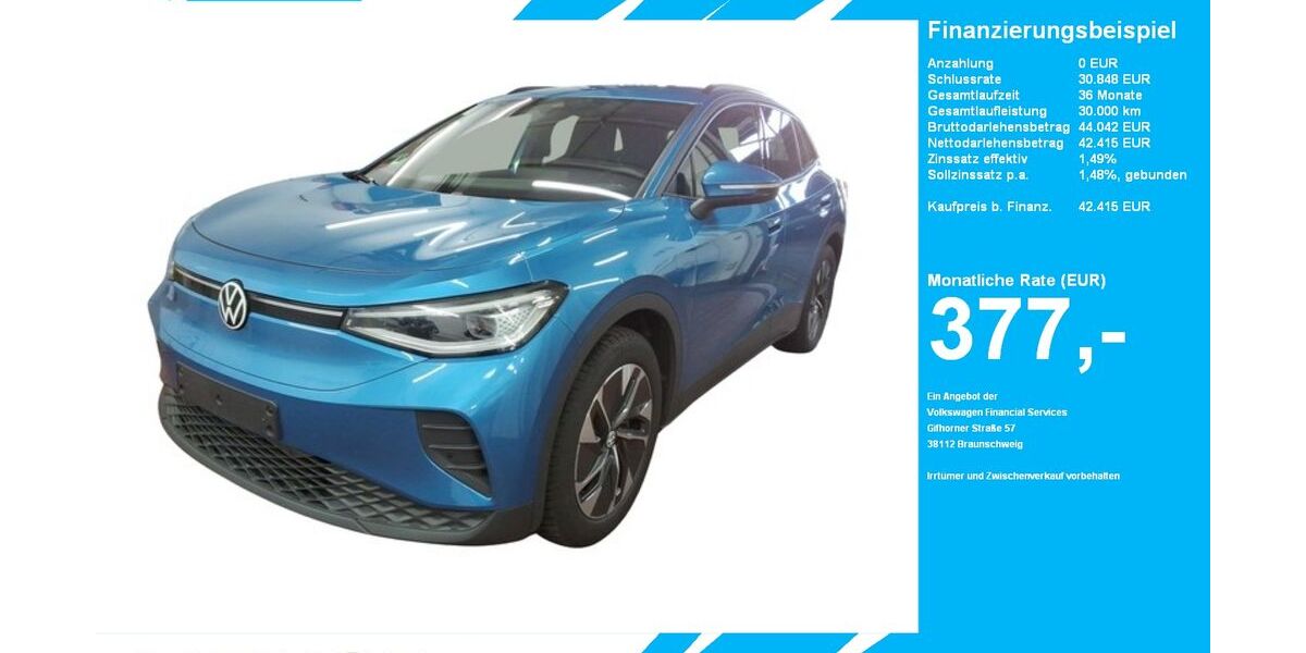 VW ID.4 24.784 km 42.415 &euro; Gütersloh 33334