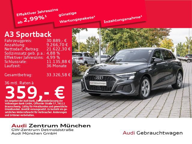 Audi A3 35.005 km 30.889 € München 80935