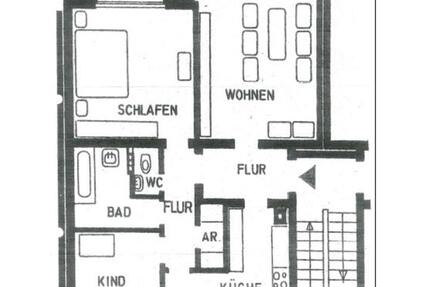 3-Zimmer-Wohnung mit EBK, Balkon & getrenntem BadWC in Lüchow 3 zimmer