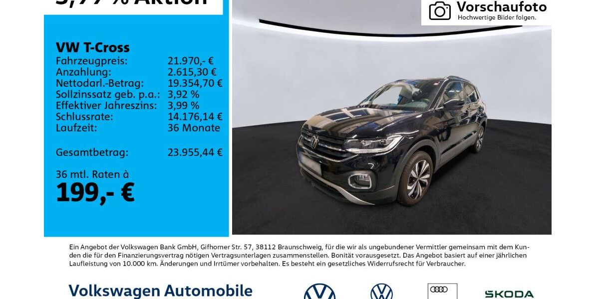 VW T-Cross 31.357 km 21.470 &euro; Leipzig 04277