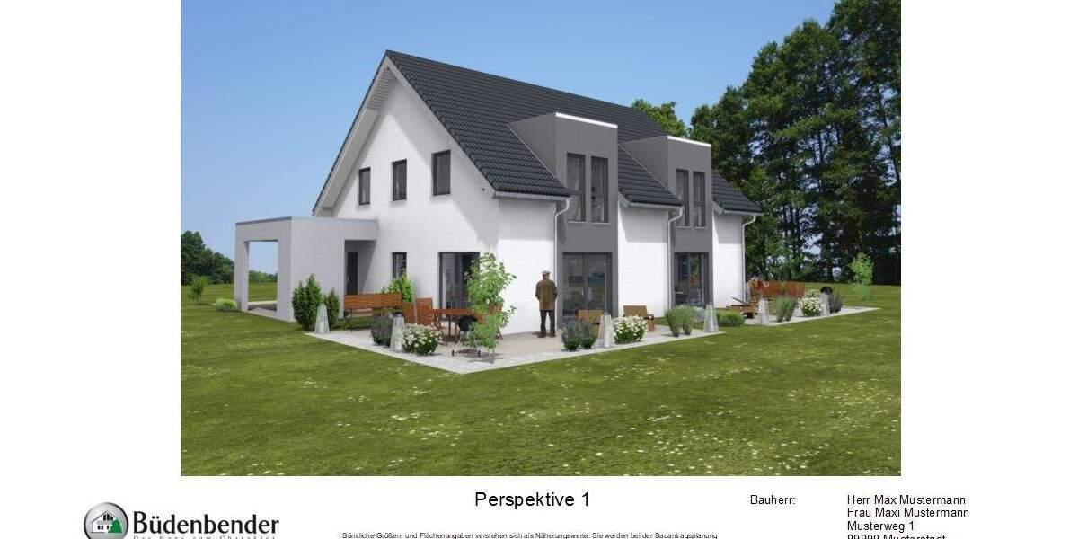 Ein modernes Haus für zwei FamilienGenerationen o. als Doppelhaus im schönen Hamburg. Individuell planbar. - Doppelhaushälfte Hamburg Poppenbüttel | Angebot:26111387