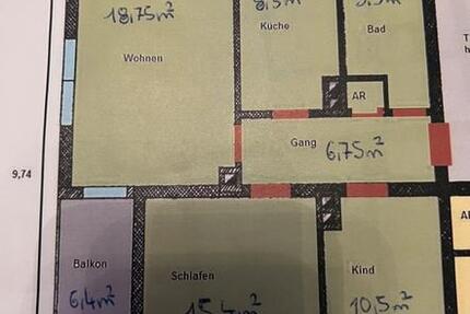 Kernsarnierte 3-Zimmer-Wohnung im Zentrum von Vilsbiburg 3 zimmer