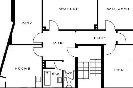 Wohnung Oldenburg Bürgeresch - 4 Zimmer, 93 m&sup2;, 809&euro; | Angebot:27427036