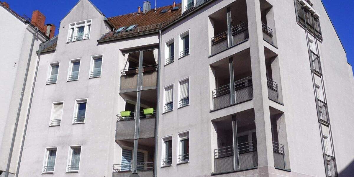 Etagenwohnung Nürnberg Sebald - 2 Zimmer, 67 m&sup2;, 740&euro; | Angebot:25567859