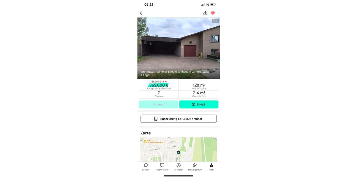 Einfamilienhaus Gifhorn - 6 Zimmer, 129 m&sup2;, 339.000&euro; | Angebot:26411069