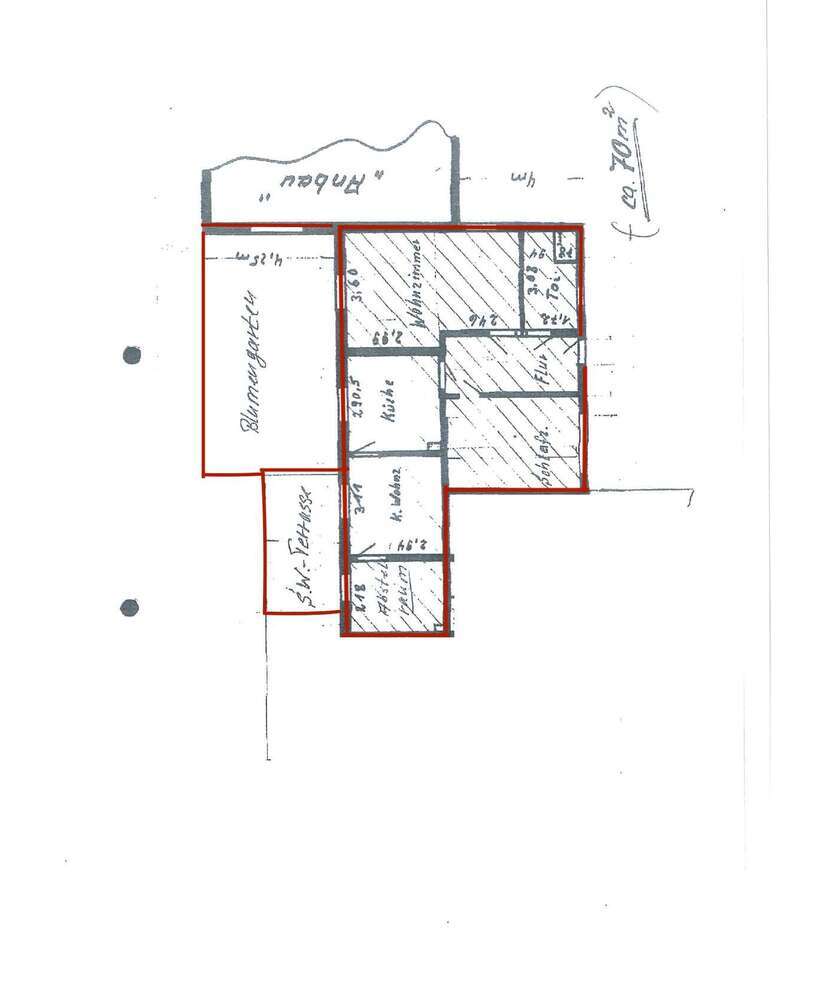 Haus zum Mieten in Achim 700 € 70 m²