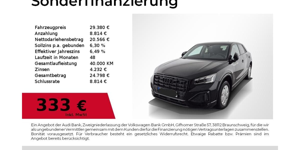 Audi Q2 10.169 km 29.380 &euro; Nürnberg 90411