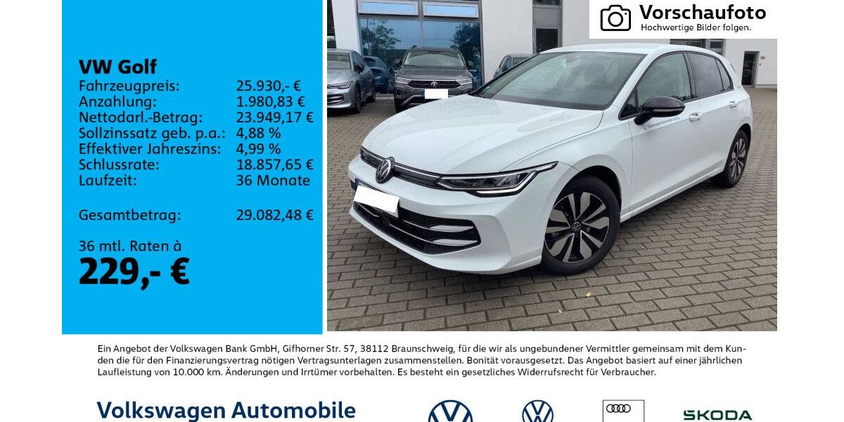 VW Golf 11.000 km 25.930 &euro; Leipzig 04277