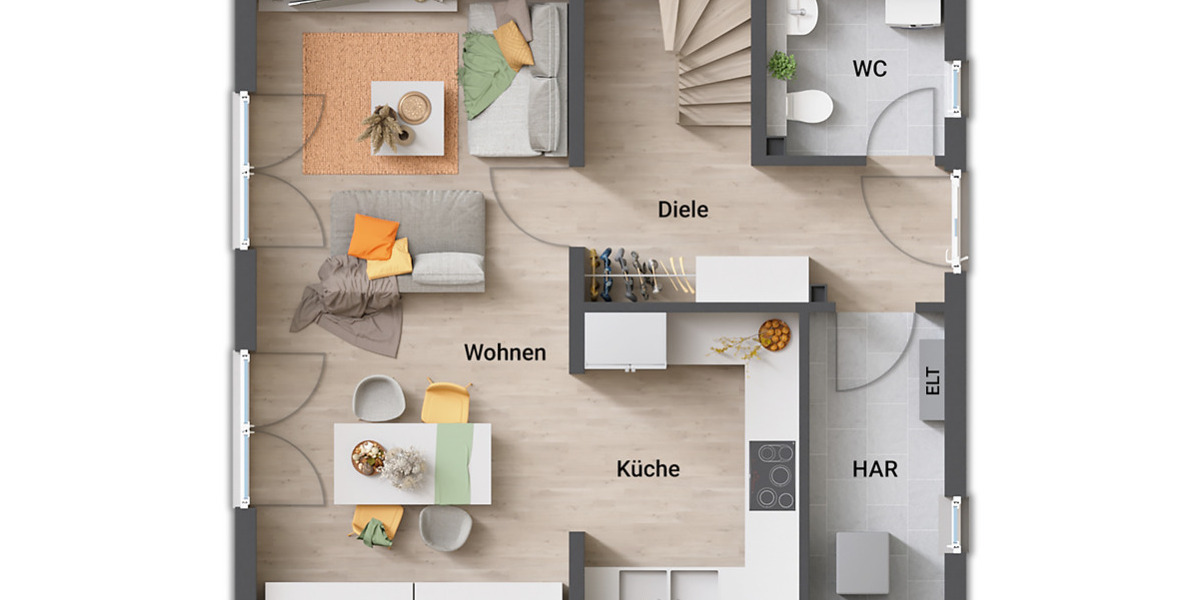 Einfamilienhaus Grammetal - 4 Zimmer, 98 m&sup2;, 253.390&euro; | Angebot:25537763