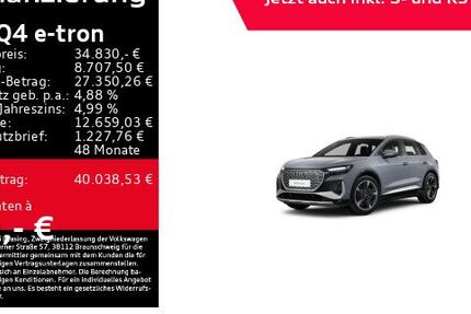 Audi Q4 e-tron 43.566 km 34.830 &euro; Rottweil 78628