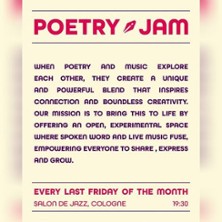 Poetry Jam 27.02.2026 Salon De Jazz