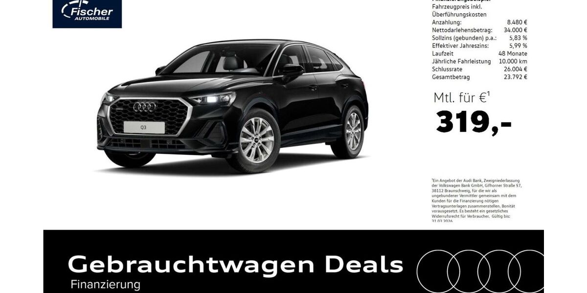 Audi Q3 18.016 km 42.480 &euro; Neumarkt 92318