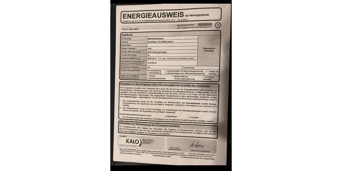 Etagenwohnung Artern - 3 Zimmer, 67 m&sup2;, 470&euro; | Angebot:26321989