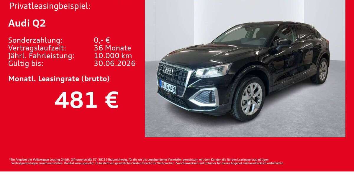 Audi Q2 1.890 km 34.960 &euro; Hamburg 20537