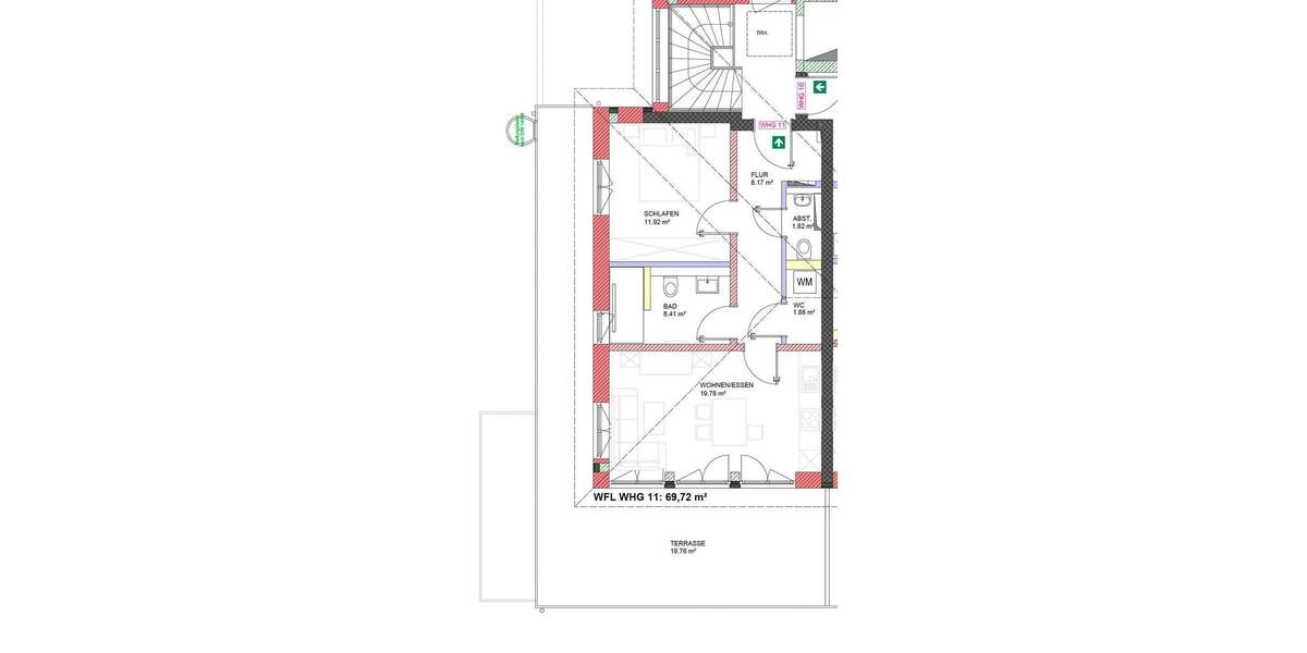 Penthouse in Energiesparhaus 2 zimmer