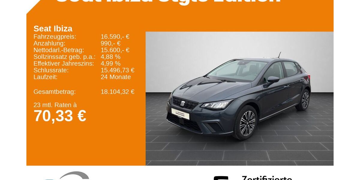 Seat Ibiza 35.585 km 16.590 &euro; Simmern 55469