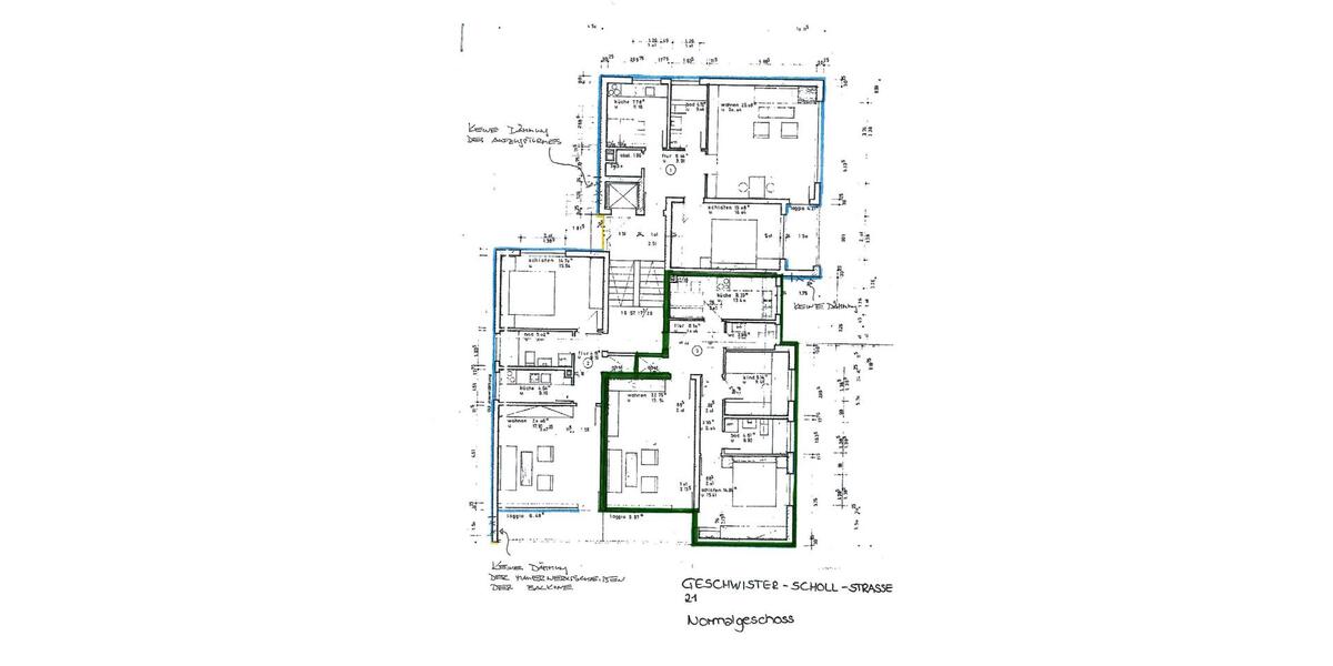 Hochparterre Marburg Biegenviertel - 3 Zimmer, 74 m&sup2;, 235.000&euro; | Angebot:27449721