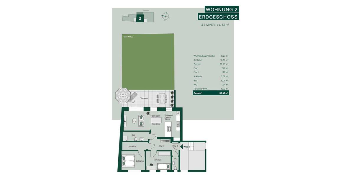 Etagenwohnung Sternenfels Diefenbach - 3 Zimmer, 83 m&sup2;, 1.100&euro; | Angebot:26275757