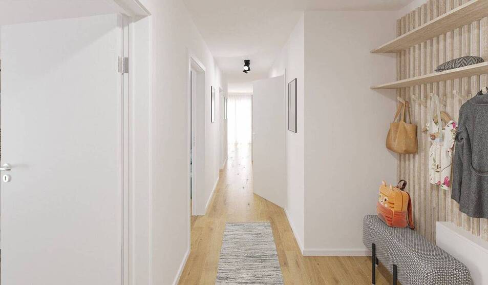 Helle Wohnung mit Balkon zum Garten 4 zimmer