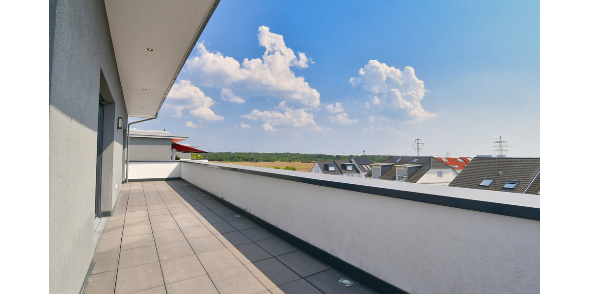 Exklusives Penthouse mit umlaufender Terrasse und gehobener Ausstattung in Kelsterbach 4 zimmer