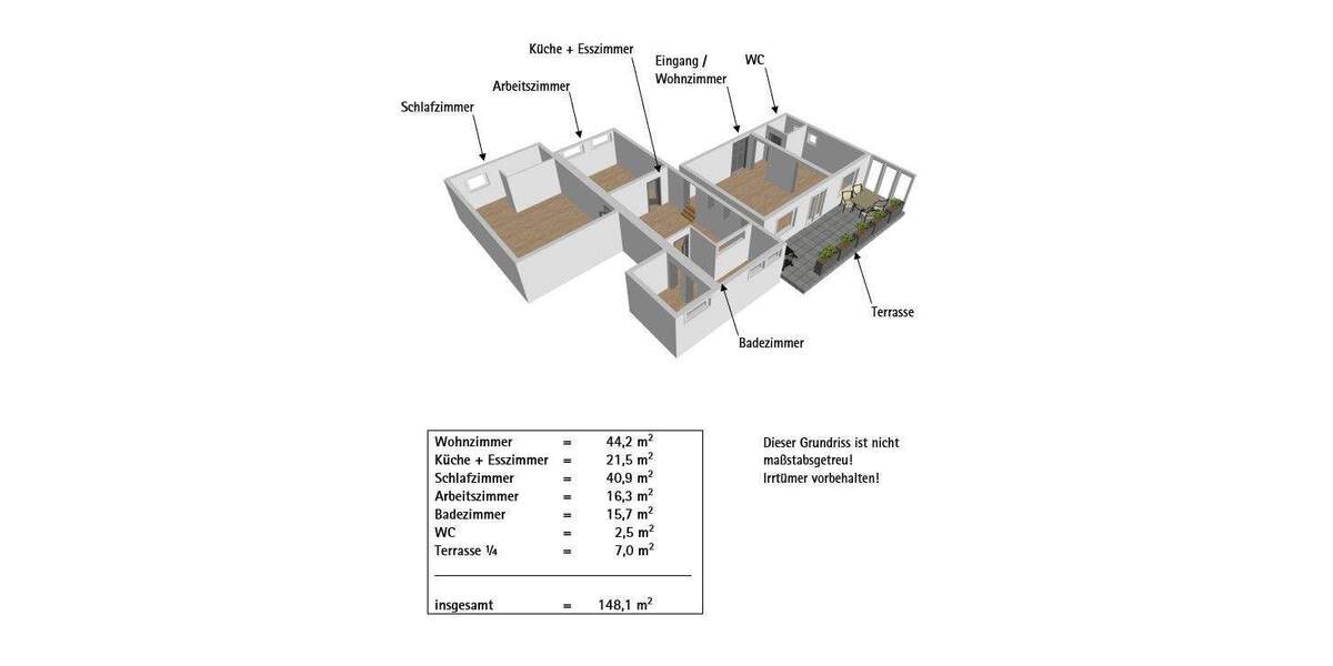Etagenwohnung Auggen - 3 Zimmer, 150 m&sup2;, 405.000&euro; | Angebot:25695644