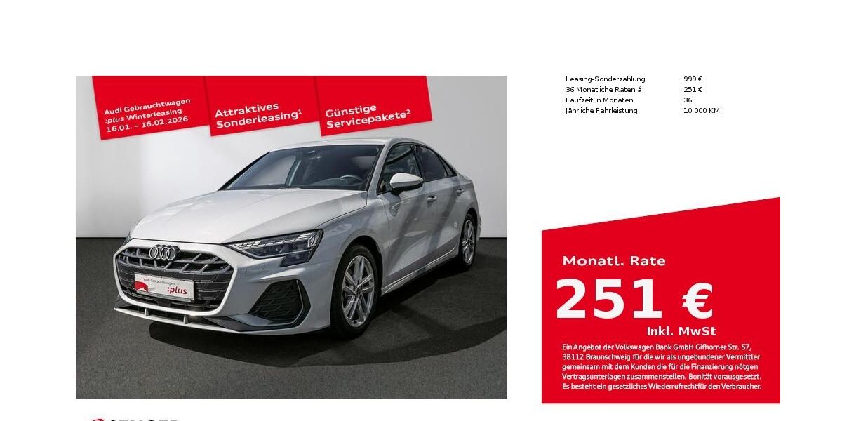 Audi A3 23.415 km 28.980 &euro; Lübeck 23556