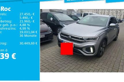 VW T-Roc 16.719 km 27.450 &euro; Frankfurt 60326