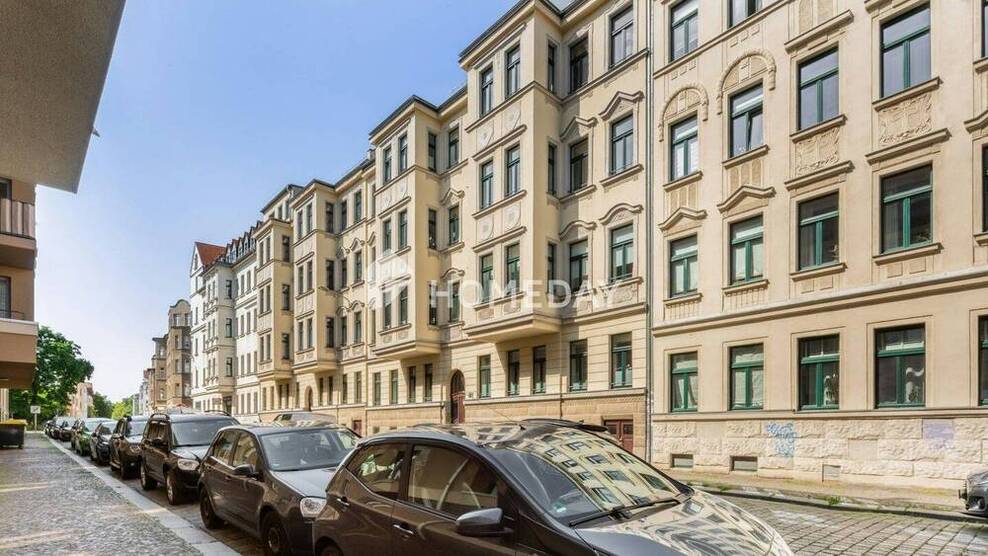 64,83 m² Wohnkomfort in Jugendstilhaus mit Loggia in begehrter Lage von Leipzig-Stötteritz