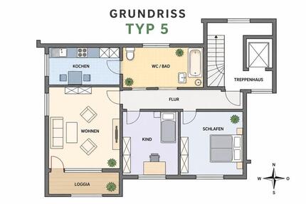 Wohnung Künzell - 3 Zimmer, 78 m&sup2;, 199.000&euro; | Angebot:26415253